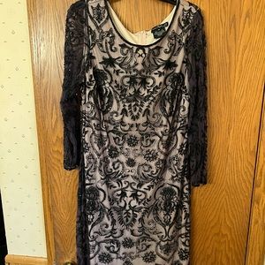 Pissarro Nights beaded cocktail dress.